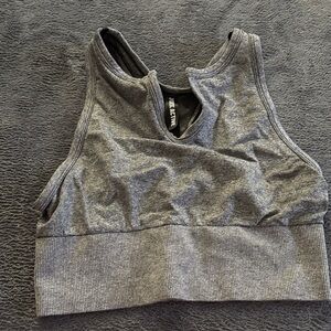 PINK Victoria's Secret Gray Sports Bra